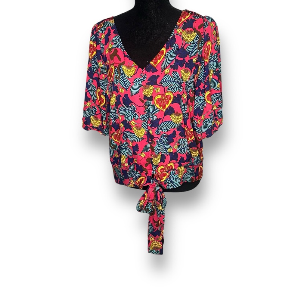 Rose + Oliva Multi Colored Blouse